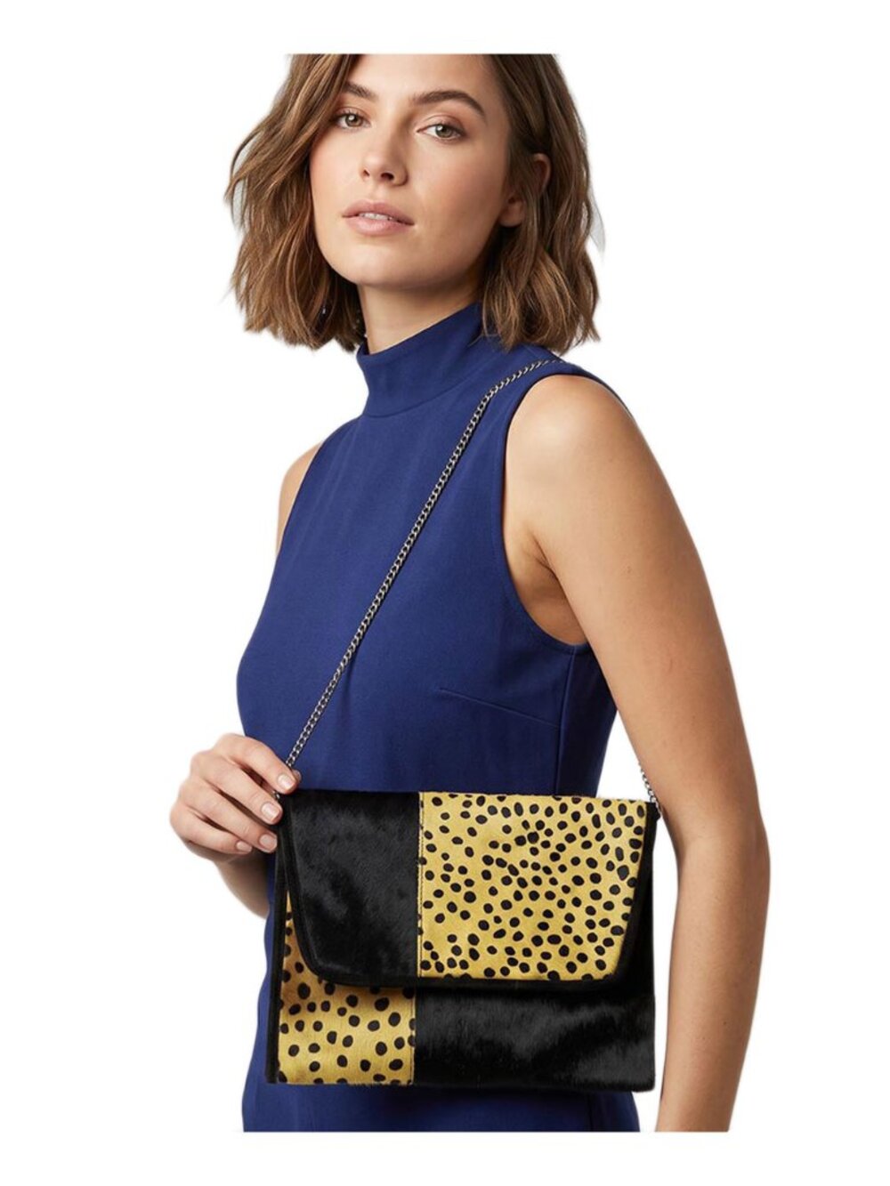 Tigerstars Brown Cheetah Patterned Bag